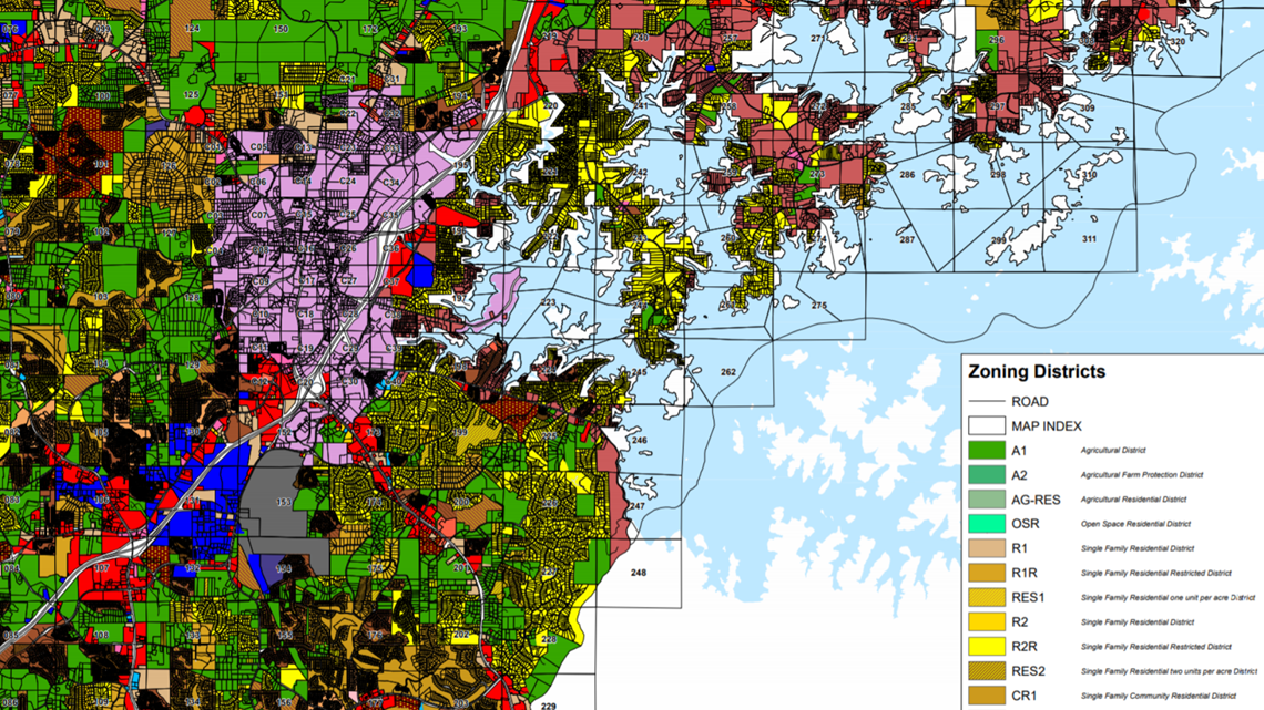 Forsyth County Ga Zoning Map Short-Term Rentals Restricted To Agriculturally-Zoned Areas | 11Alive.com