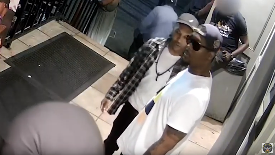 Police looking for persons pictured in video at scene of lounge