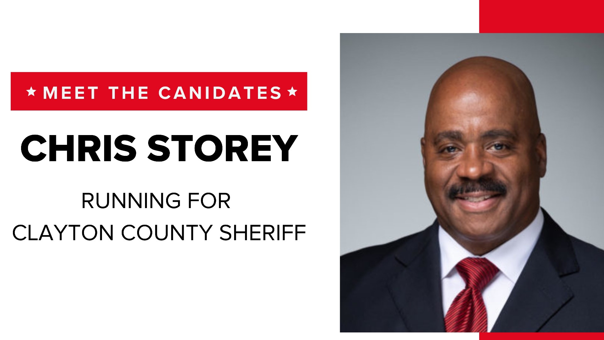 Chris Storey, a longtime law enforcement officer with the Clayton County Sheriff's Office, said he's seen the agency take a turn and wants to course correct.