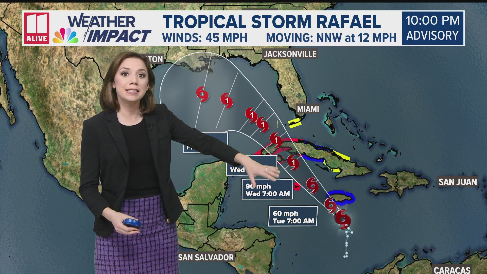 This is forecast to become the 11th hurricane of the season