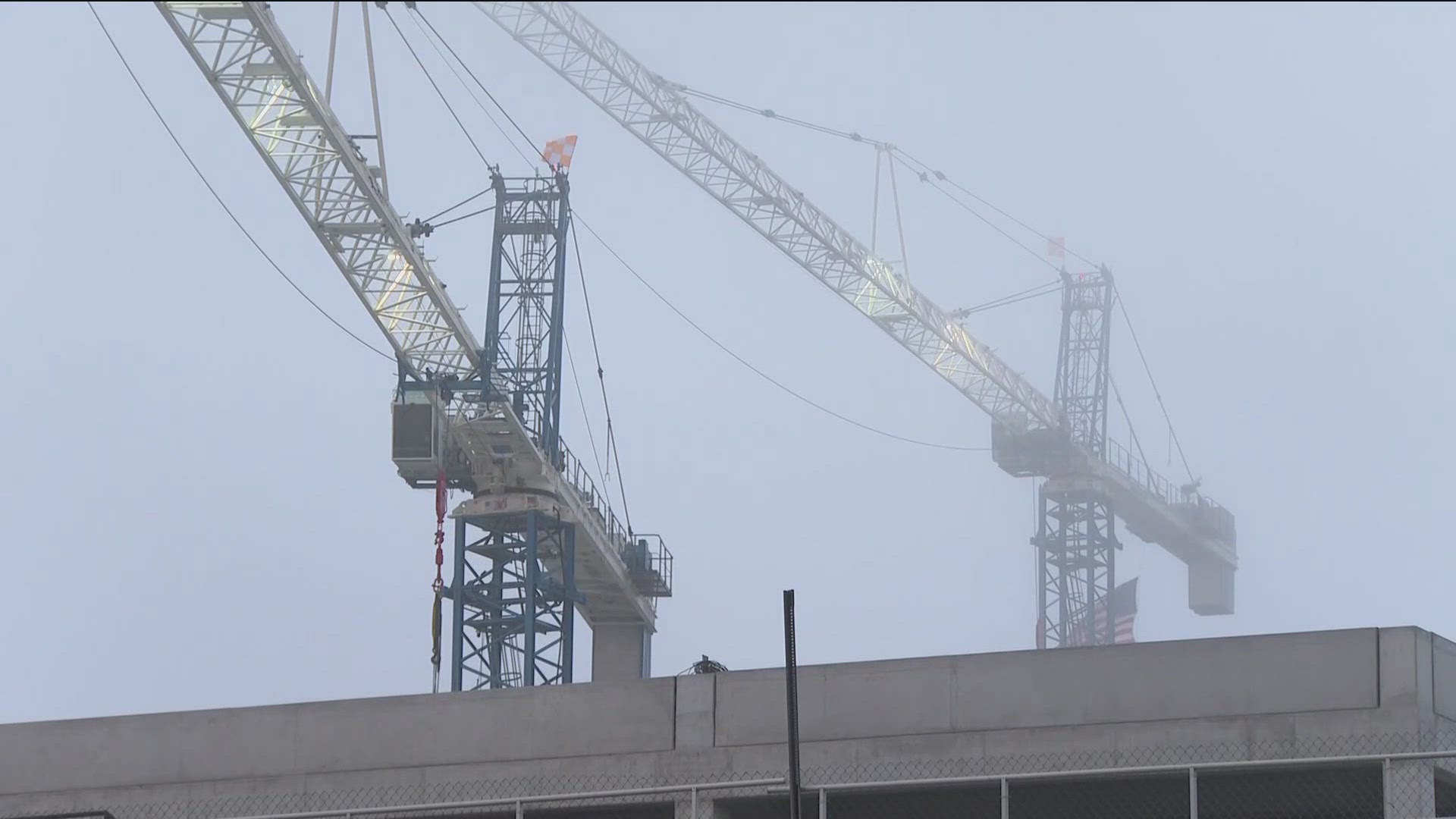 Parking decks will stay open near the construction zone but airport officials say give yourself extra time.