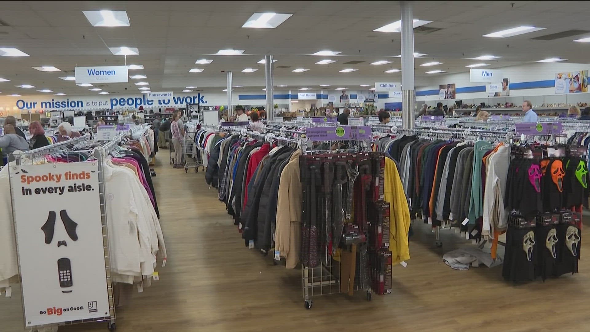 The Goodwill store in Griffin just reopened after a tornado caused extensive damage earlier this year.