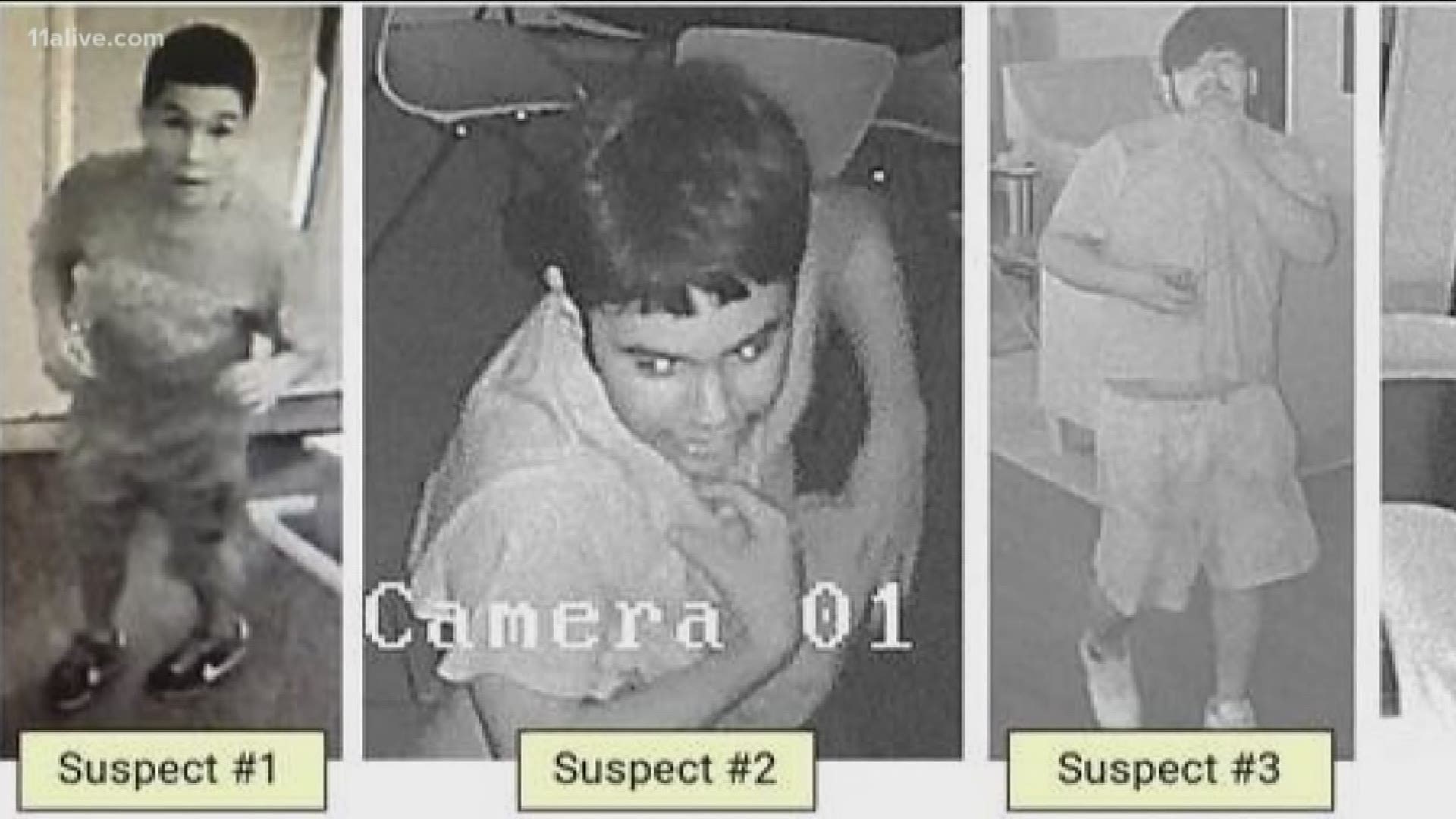 Call police if you recognize these people.