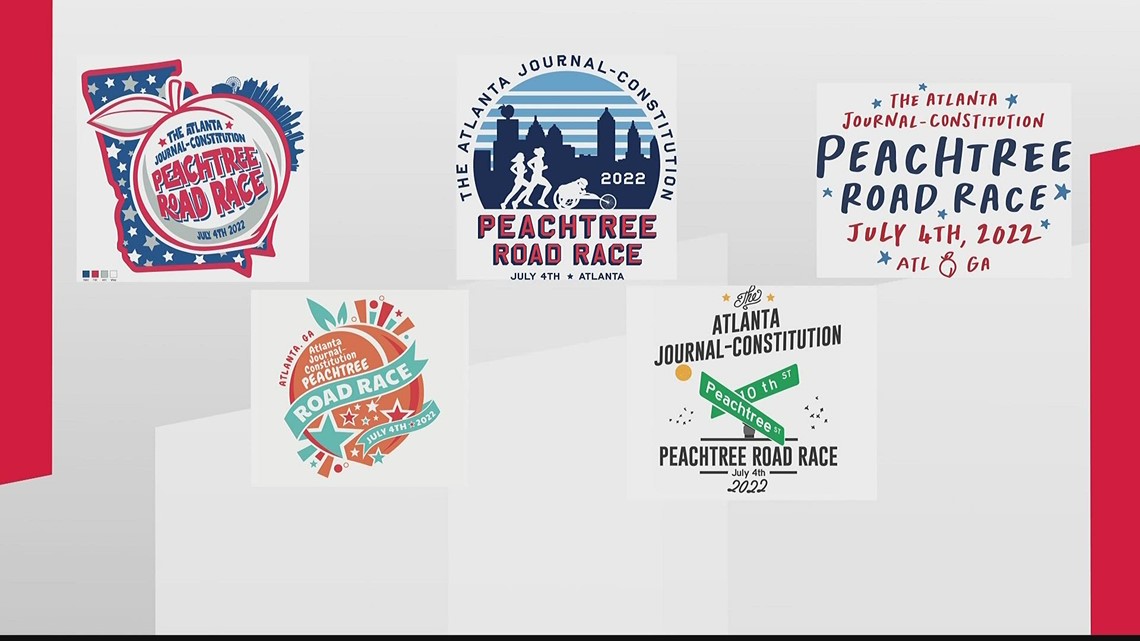 Finalist designs revealed for AJC Peachtree Road Race t-shirt