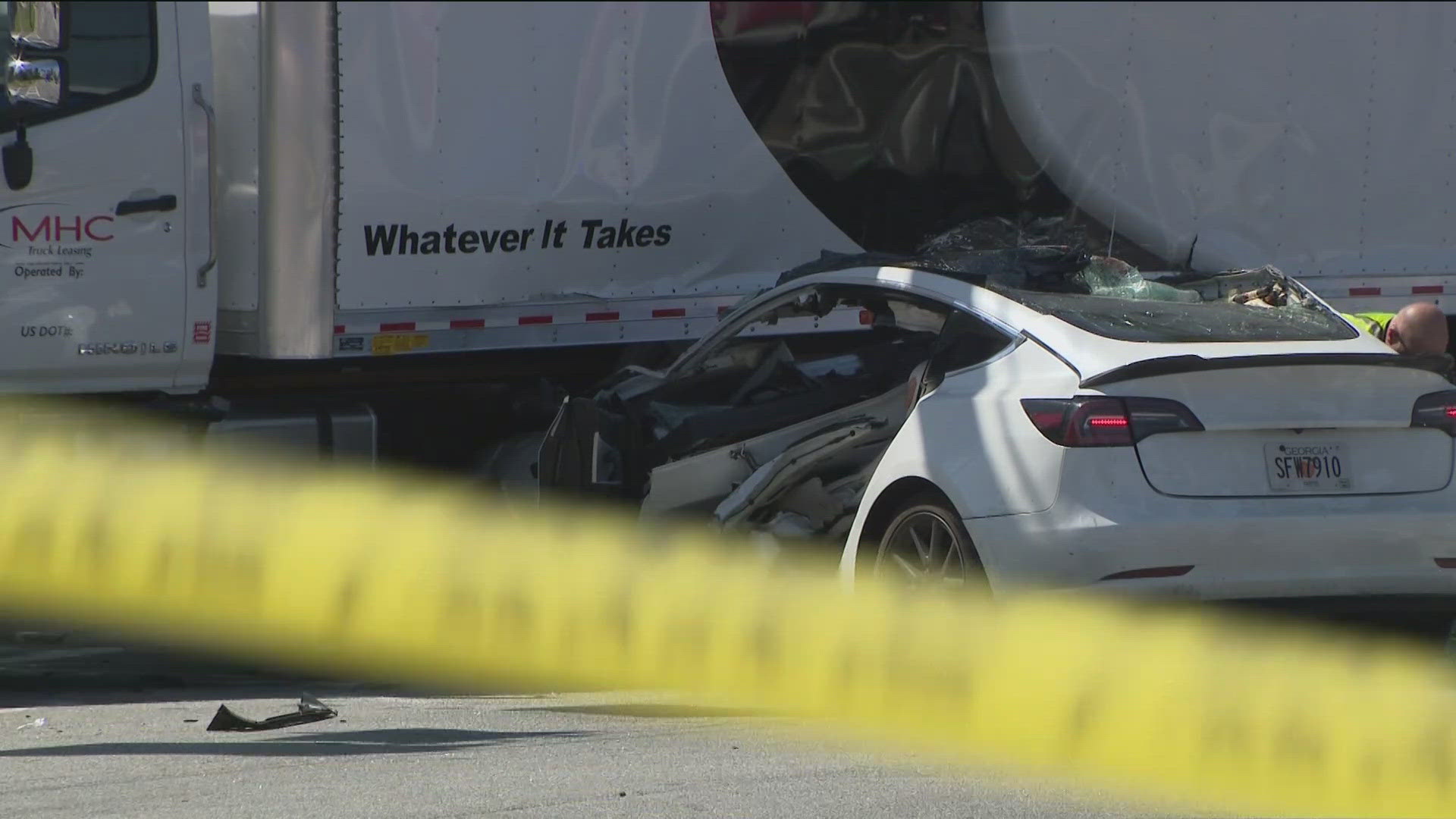 Atlanta Fire and Rescue stated the crash happened a little after 10 a.m.