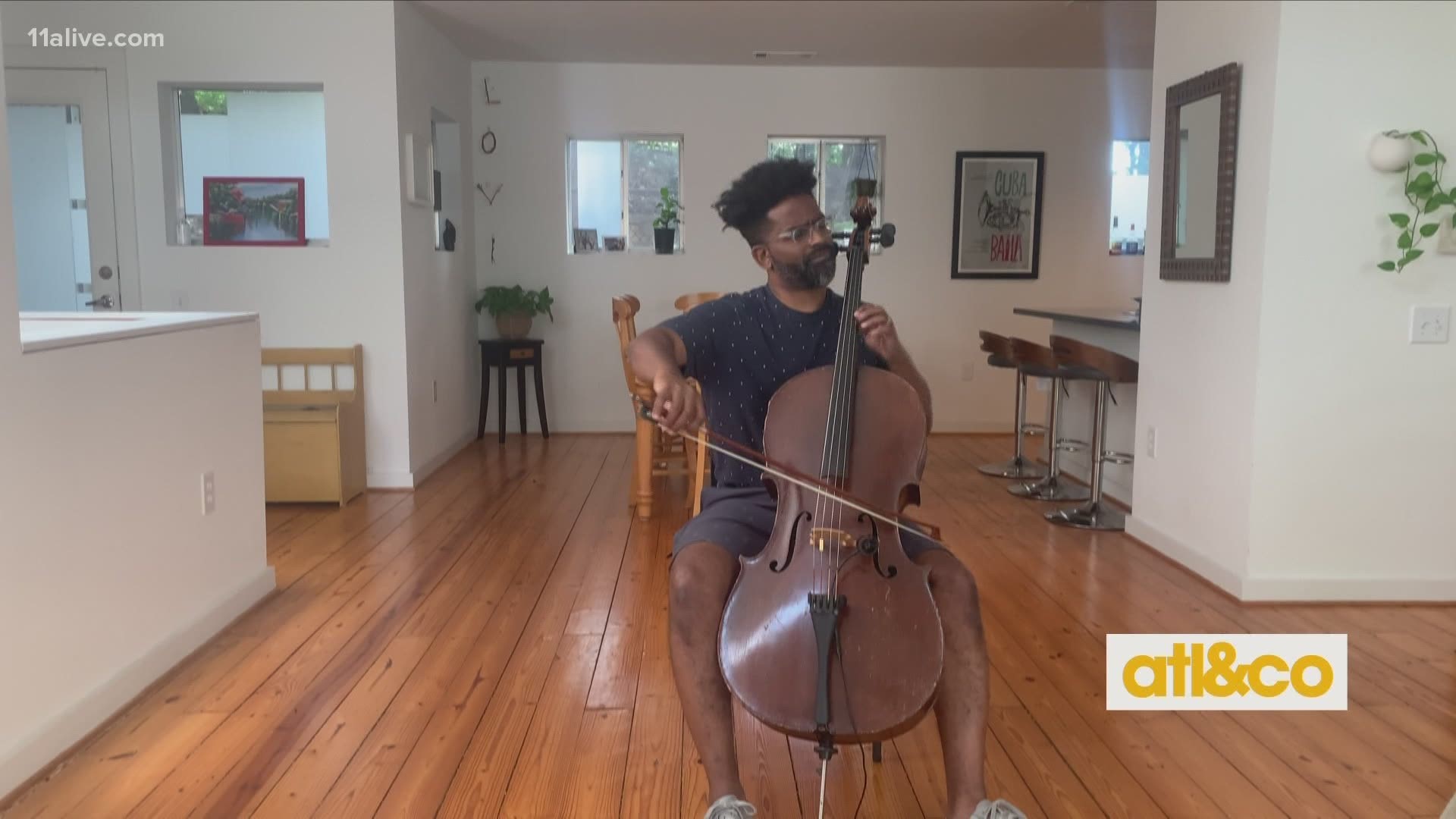 Gifted cellist Okorie “OkCello” Johnson performs one of his latest pieces on 'Atlanta & Company'