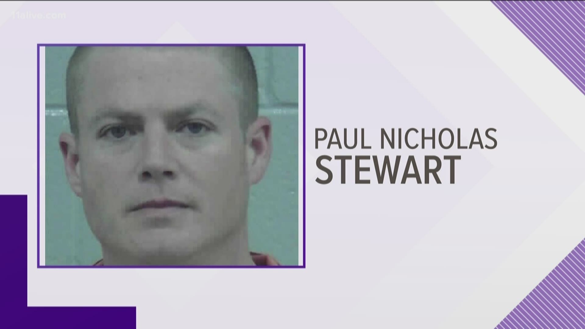 The Butts County Sheriff's Office arrested Paul Nicholas Stewart on Friday alleging he was involved in a drug deal while wearing his sheriff's office insignia.