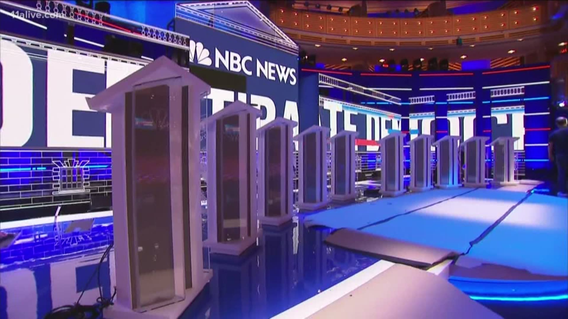The debates will be held between 20 candidates over two nights in Miami, beginning Wednesday night.
