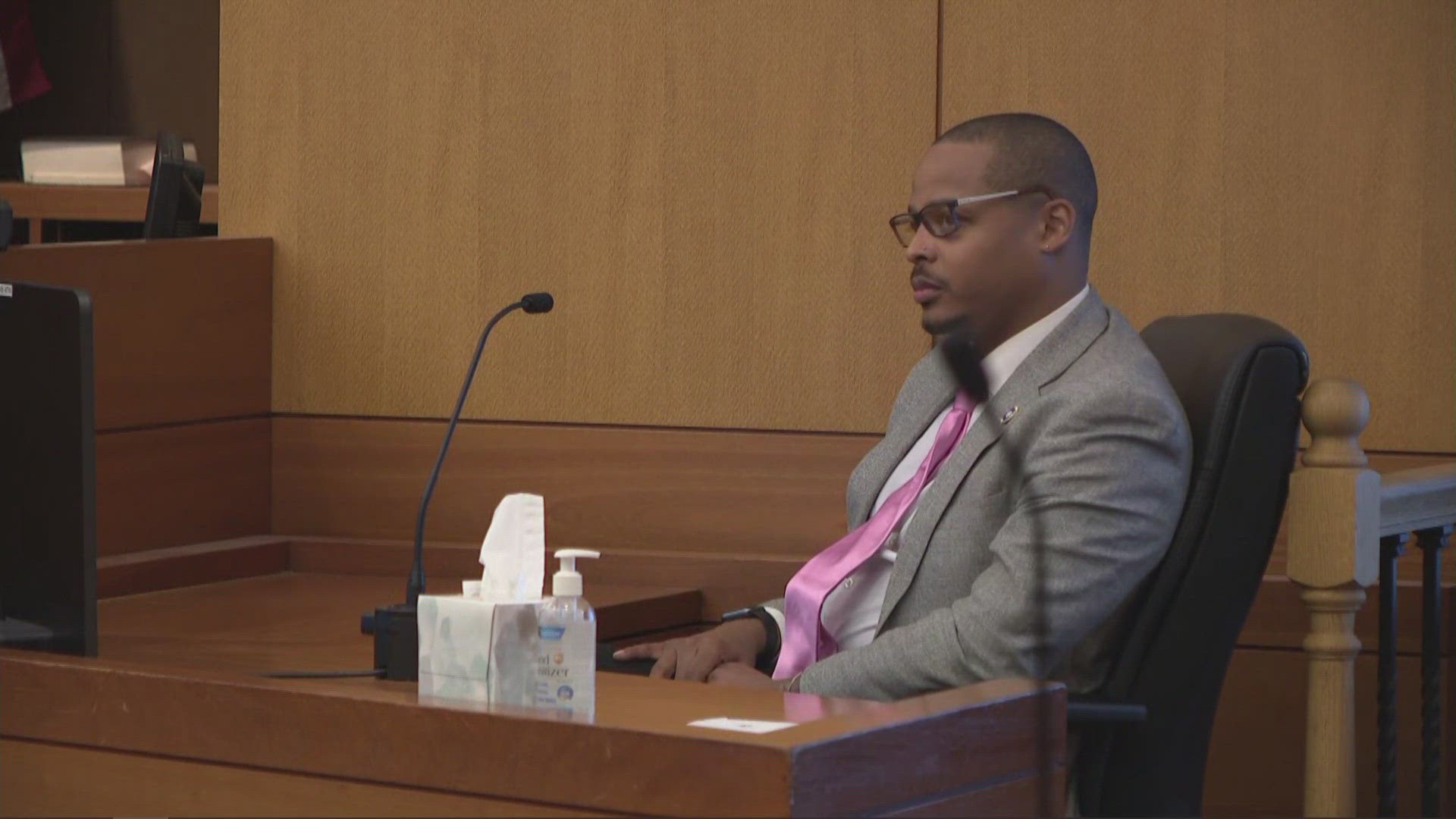 The first witness, Dexter Bond Jr, has taken the stand to testify to which documents exist in Ashleigh Merchant's requests.