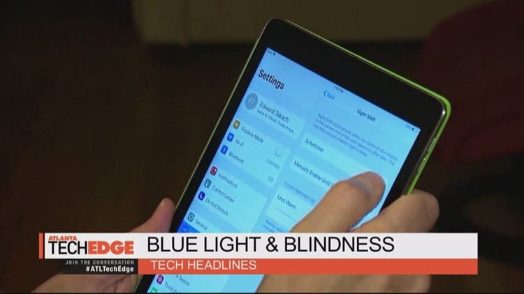 Blue light could accelerate blindness