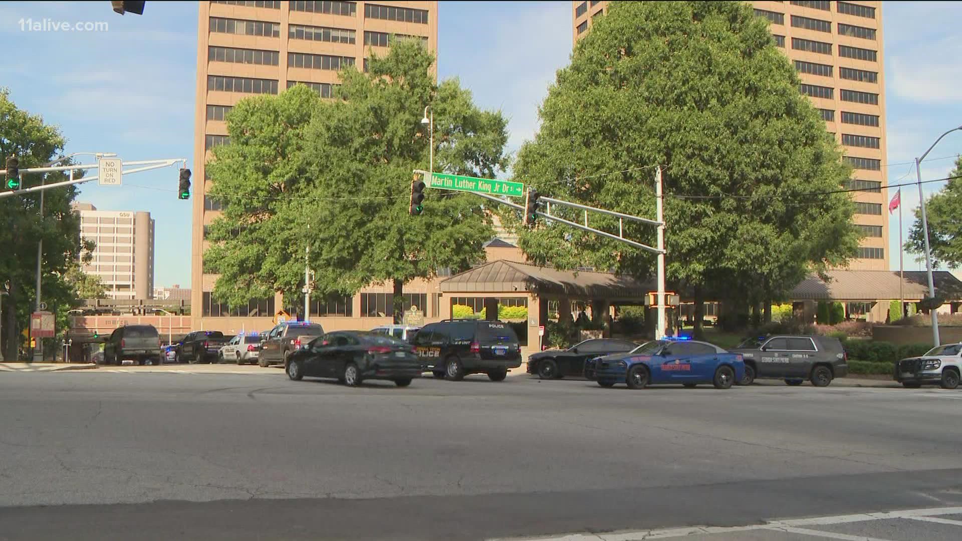 The building houses thousands of state employees.