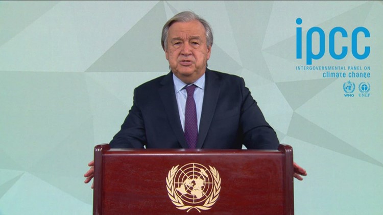United Nations chief says 'humanity is on thin ice' with climate change
