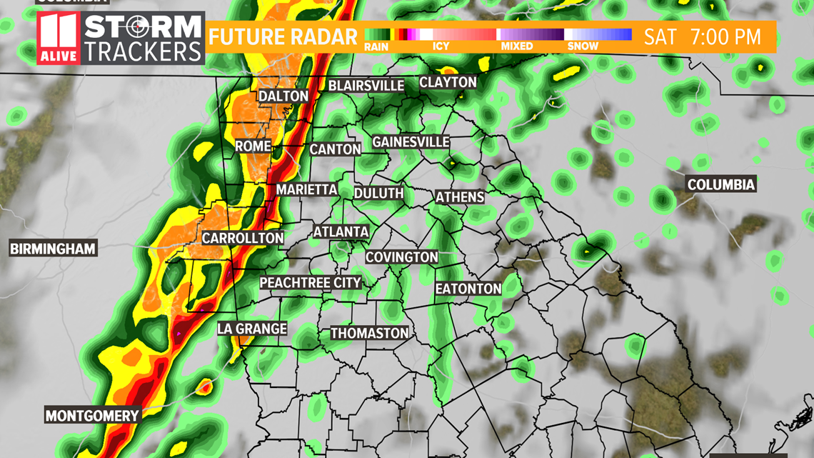 Weather Timeline When to expect severe weather