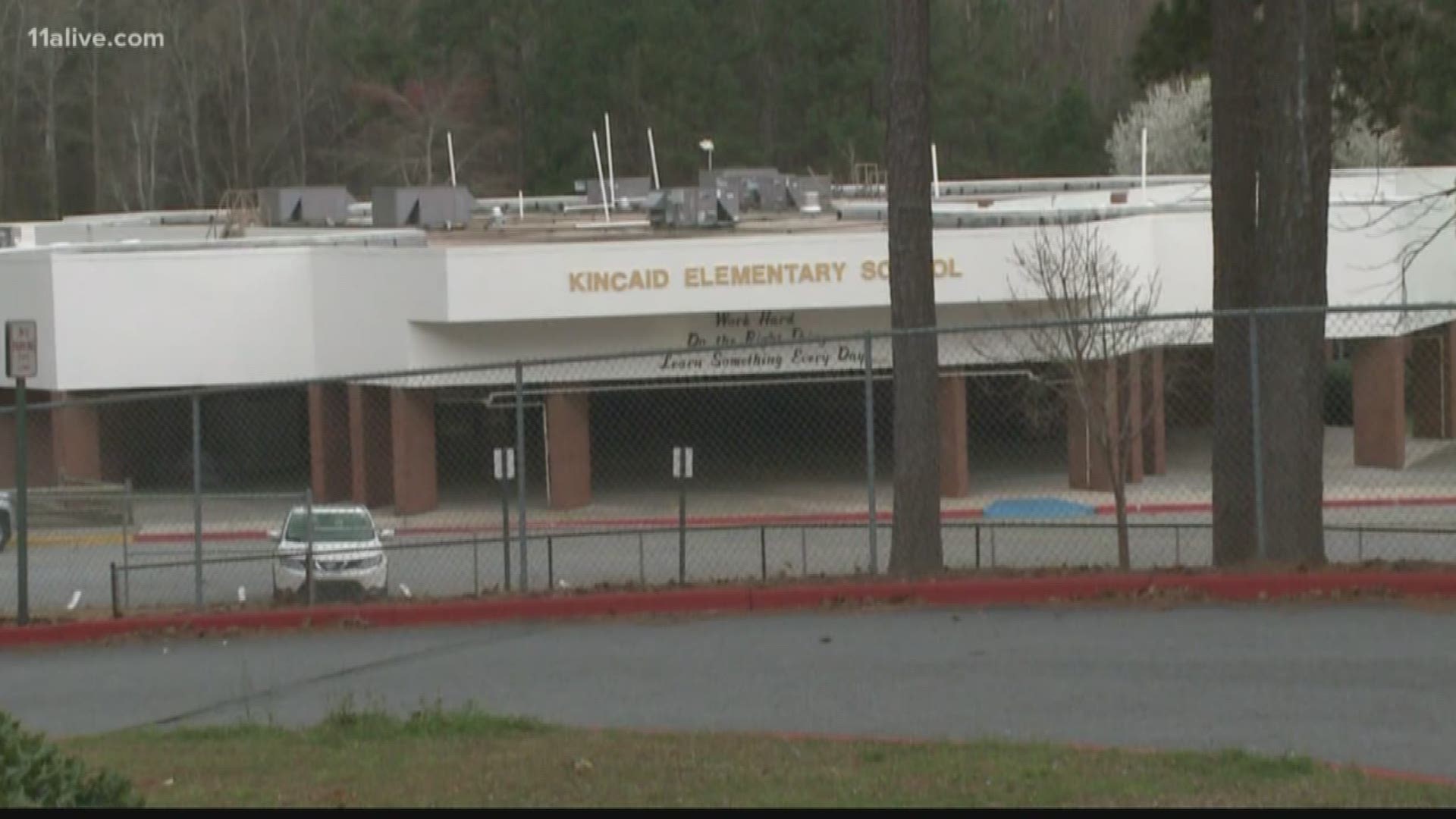 The district said the Department of Public Health informed them of a positive case of the virus at Kincaid Elementary School.