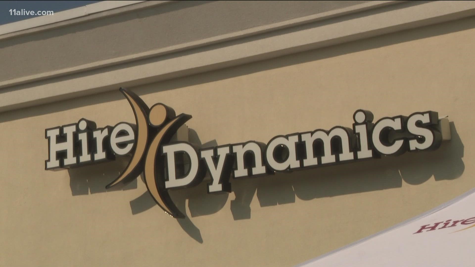 Hire Dynamics held the first of a two day hiring event in McDonough.
