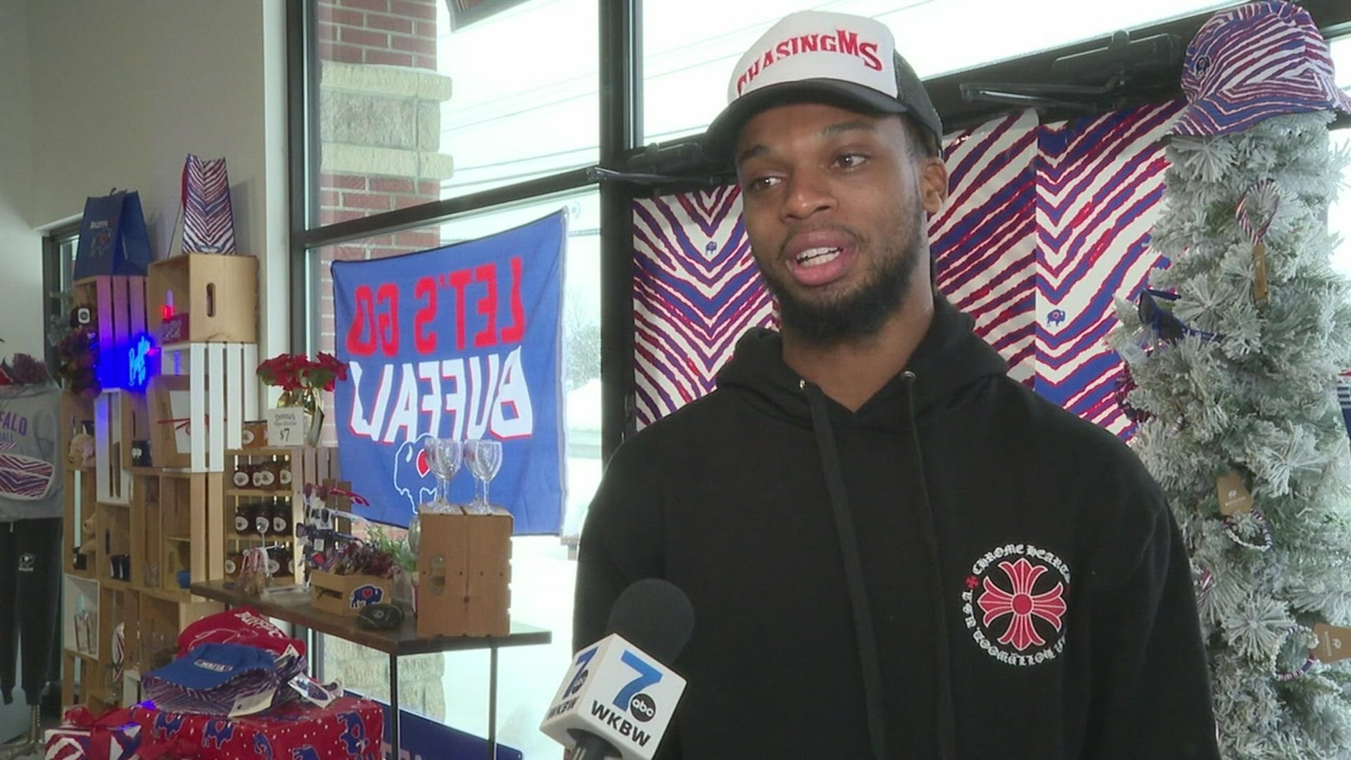 Damar Hamlin talks about his charity toy drive