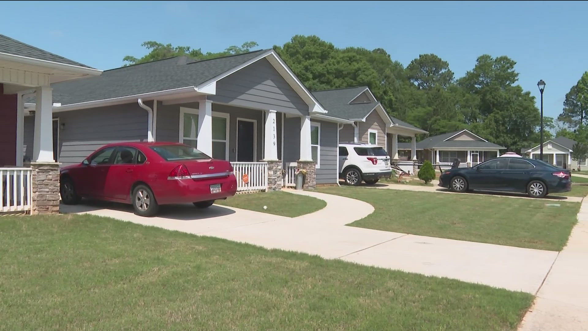 11Alive took a tour of the affordable housing neighborhood and spoke with a bus driver who said she never thought owning a home was possible, until now.