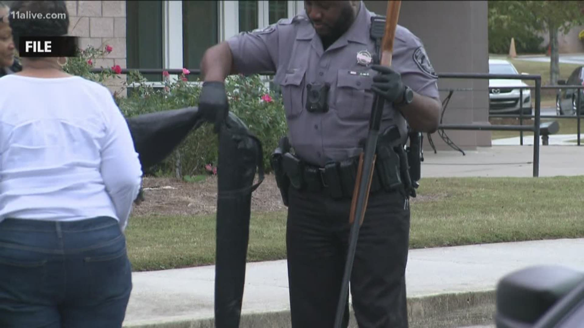 Springhill Baptist Church has partnered with the Rockdale County Sheriff's Office and hopes the program helps get guns off the street.