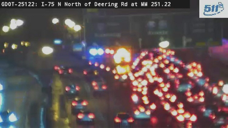 Multi-vehicle crash closes several lanes on I-75 ramp to Downtown Connector