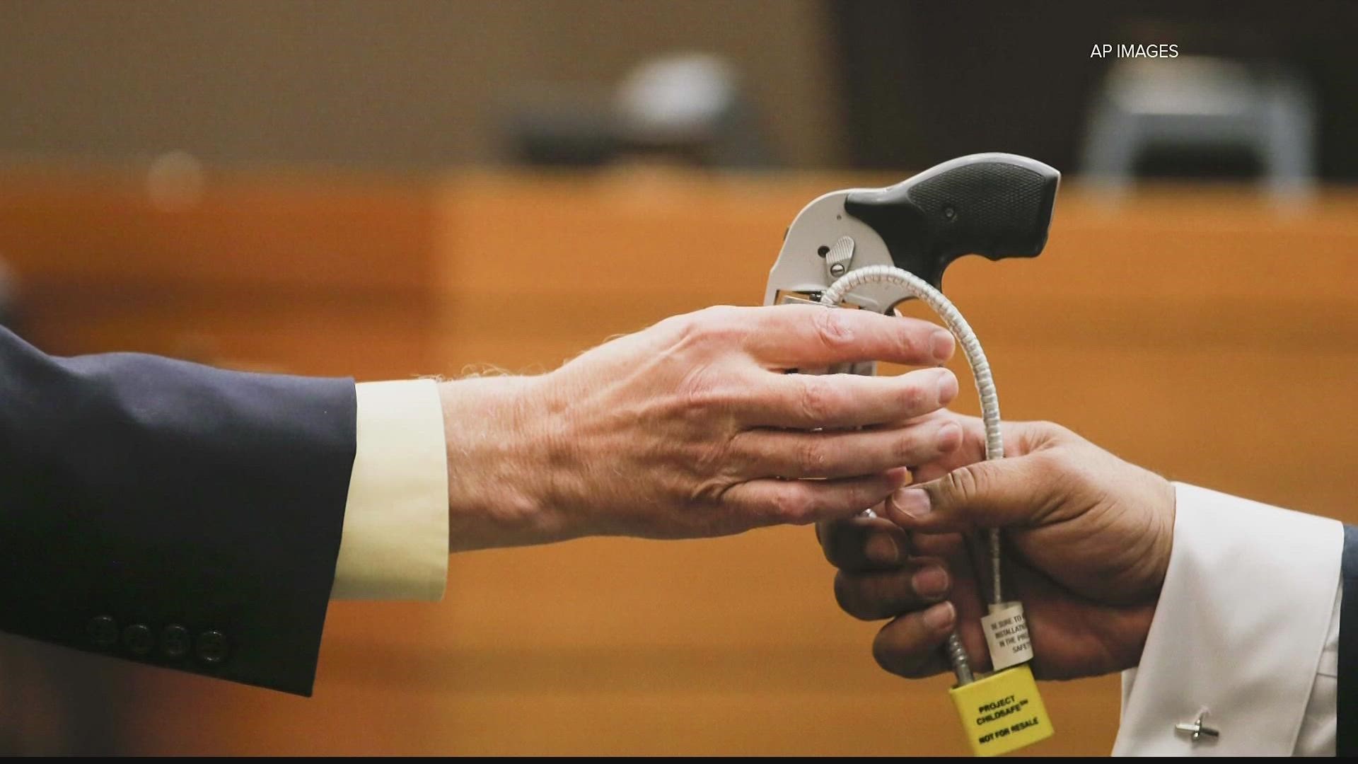 The gun was a central part of McIver's trial.