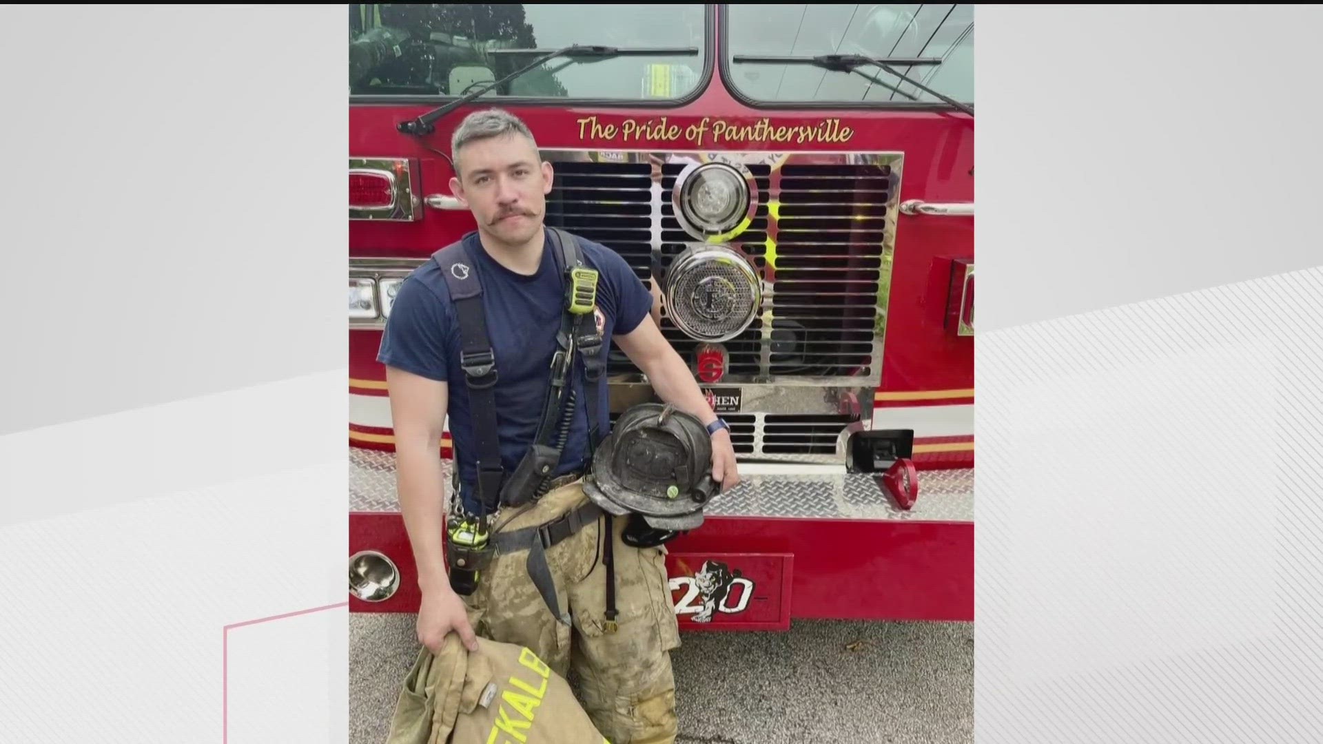 DeKalb County firefighter Peter Le was diagnosed with cancer several months ago. On Wednesday, he was back in action.
