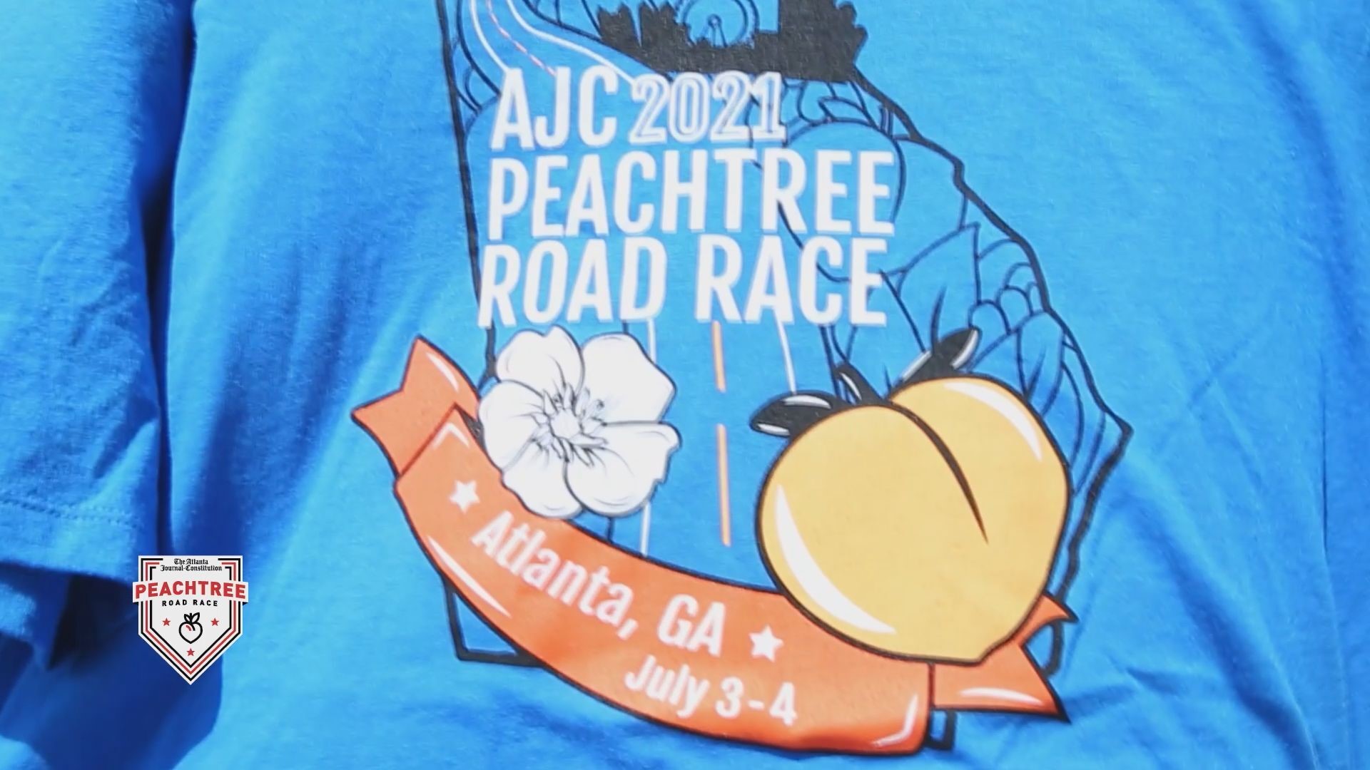 The Atlanta Track Club released this video revealing the design for 2021. This year, participants will get the shirt ahead of time.