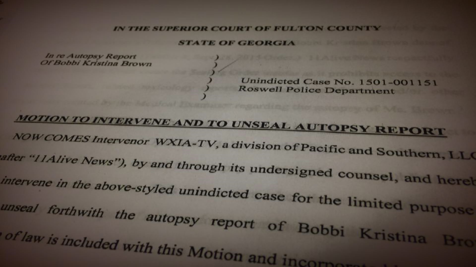 Bobbi Kristina Brown's autopsy report to be released