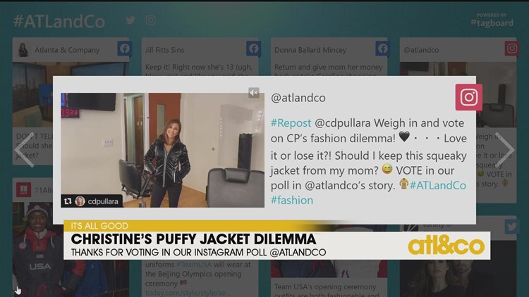 Christine's Puffy Jacket Dilemma