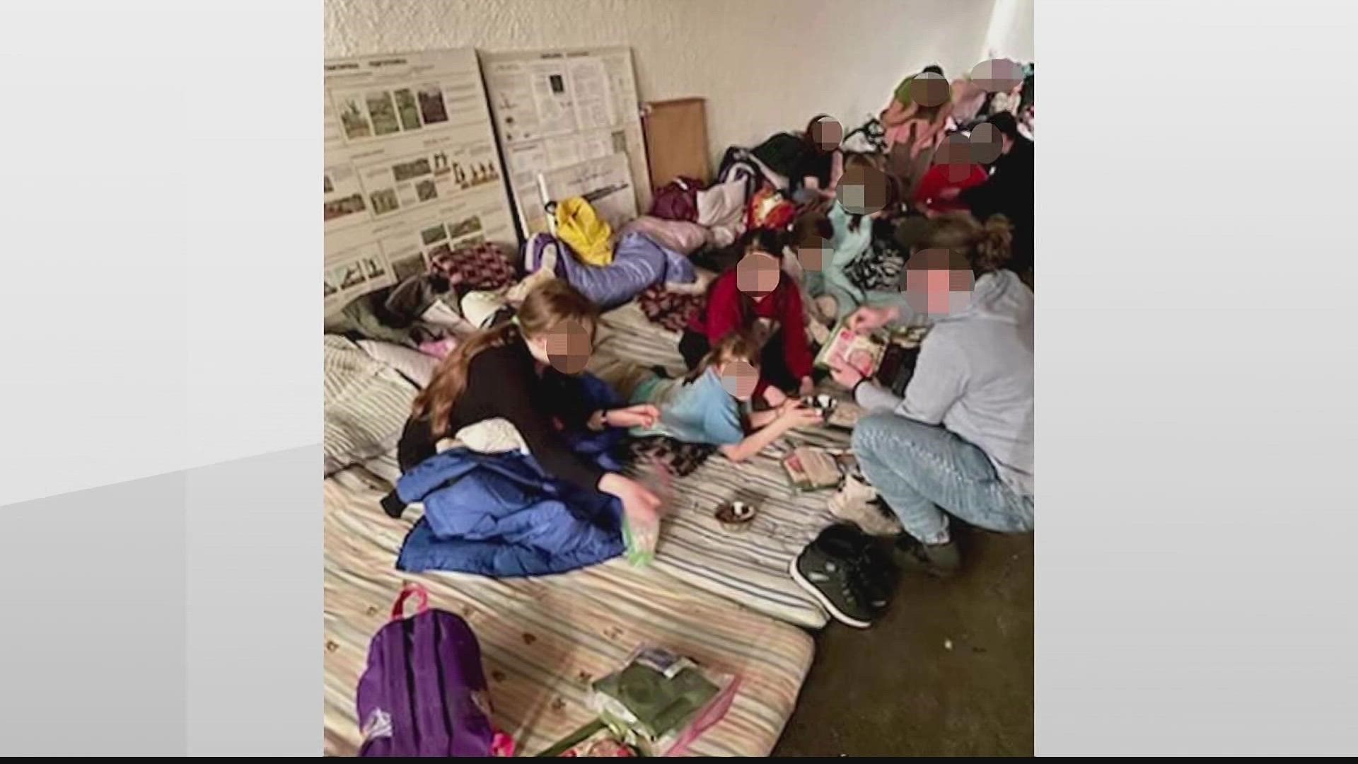 A non-profit in Atlanta has been working to get about 20 kids in an orphanage in Kiev across the border to safety. They said it has been a dangerous job.