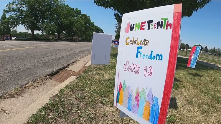 Activists celebrate arrival of Juneteenth as national holiday, but say there's still work to be done