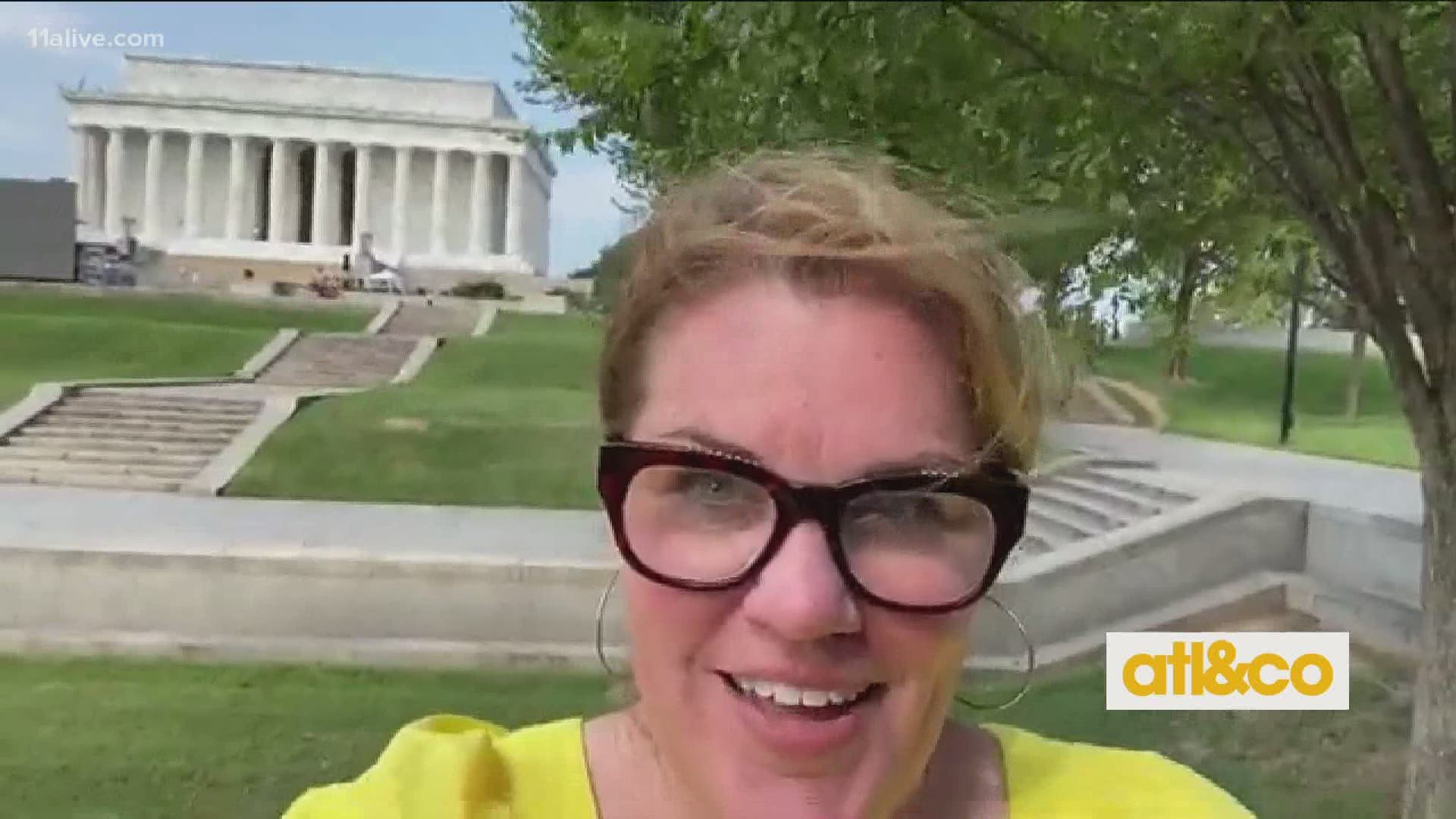 AP U.S. History teacher Cathy Cluck turned distance learning into an epic road trip, teaching from the monuments and historic places in her lesson plan!