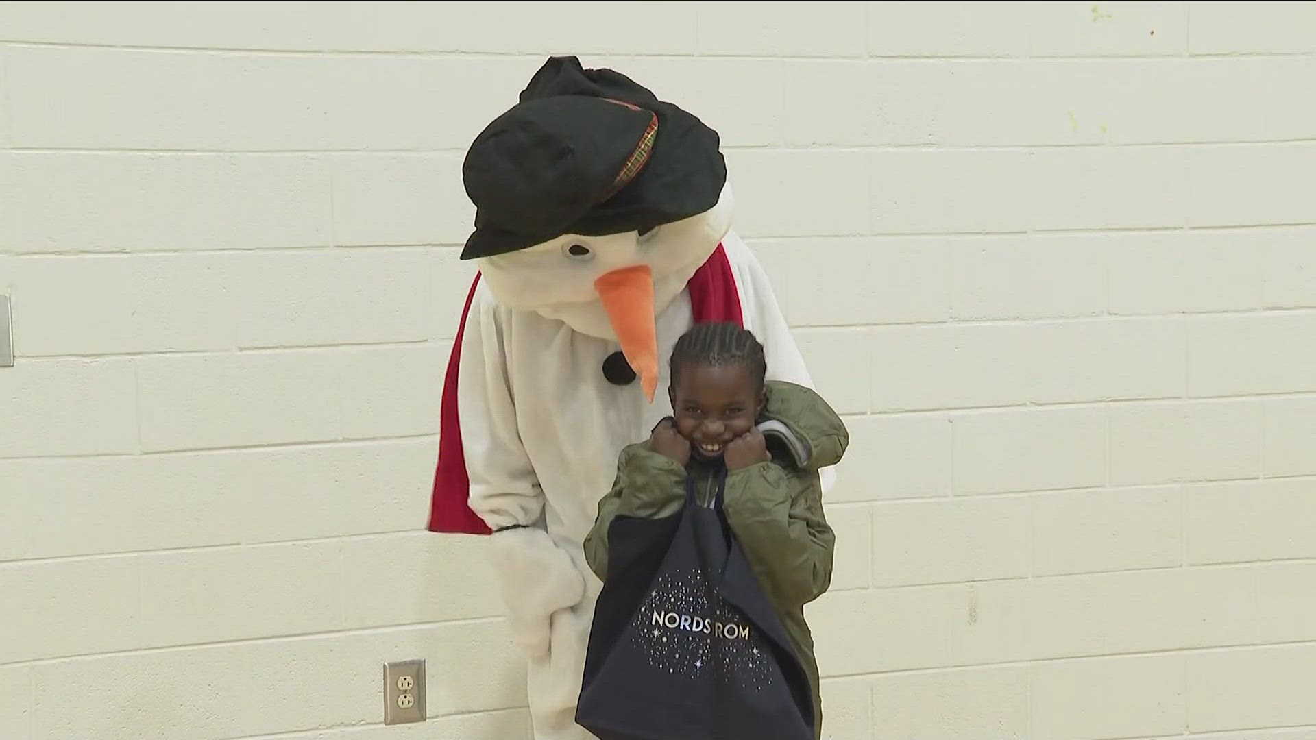 More than 300 students at Cascade Elementary received coats Monday morning.