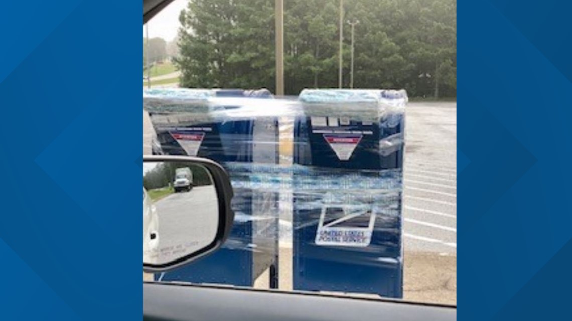 USPS explains wrapped up mailboxes at Fulton Industrial Boulevard