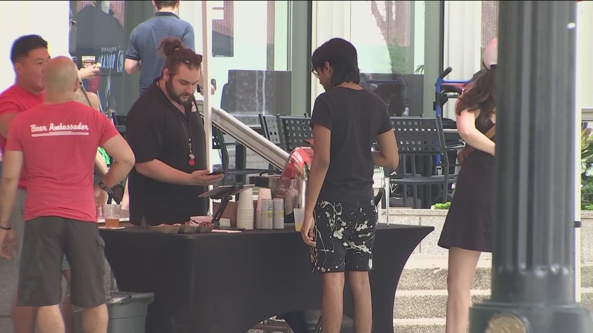The event turns Peachtree Street into a car-free zone from 15th Street Northeast to Alabama Street.