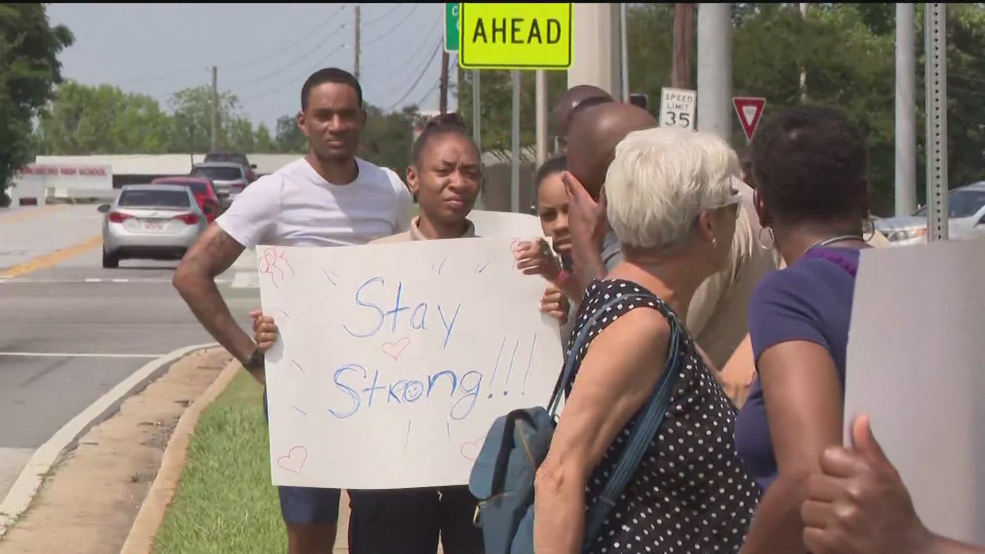 The Clayton County Police Department hosted a homecoming celebration for Officer Demika Lloyd on Friday.