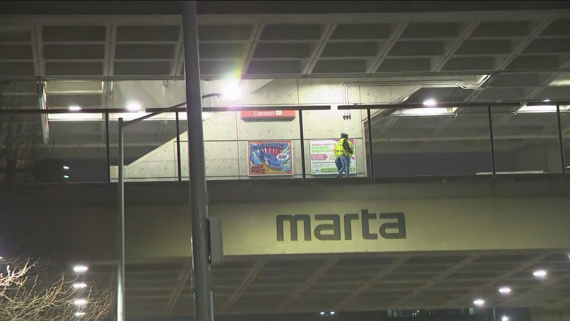 MARTA Garnett Station | Person struck by train | 11alive.com