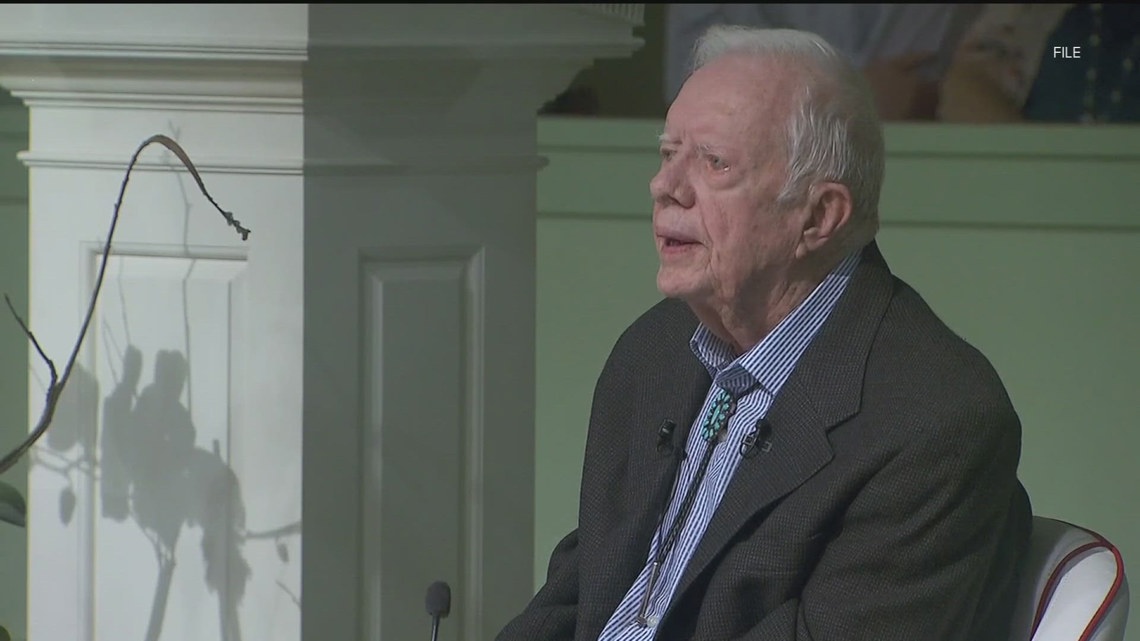 Former President Jimmy Carter votes in 2024 election