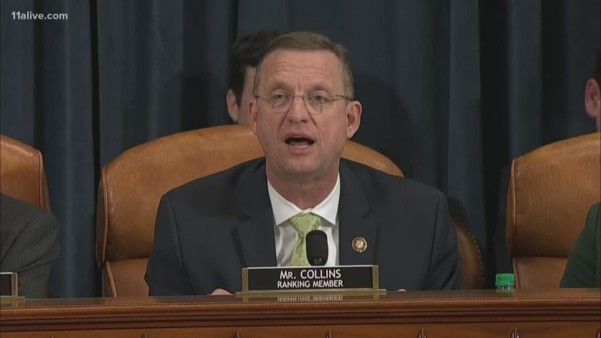 Throughout the day Georgia's Doug Collins, the senior Republican on the House Judiciary Committee and Committee Chair, Democrat Je