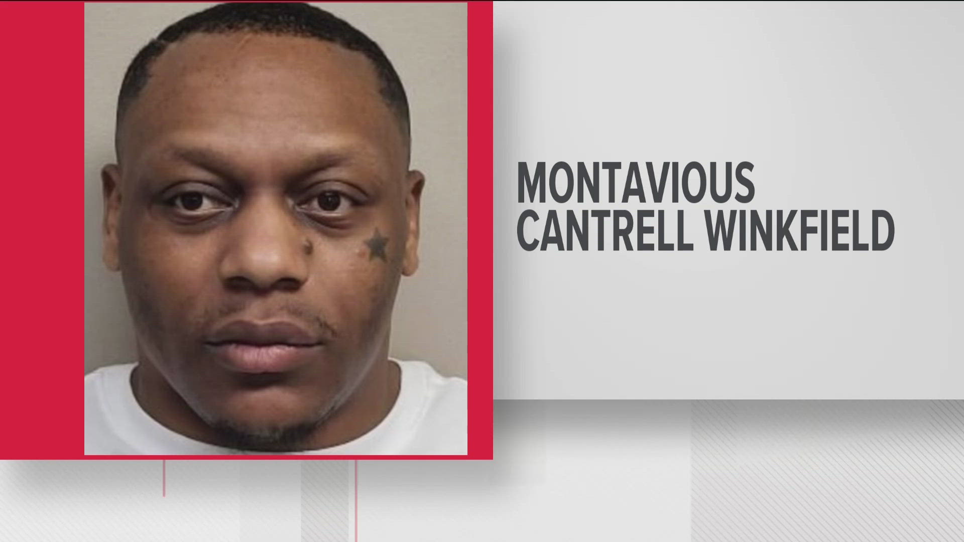 The GBI is searching for Montavious Cantrell Winkfield, who they say shot at officers in Toccoa.