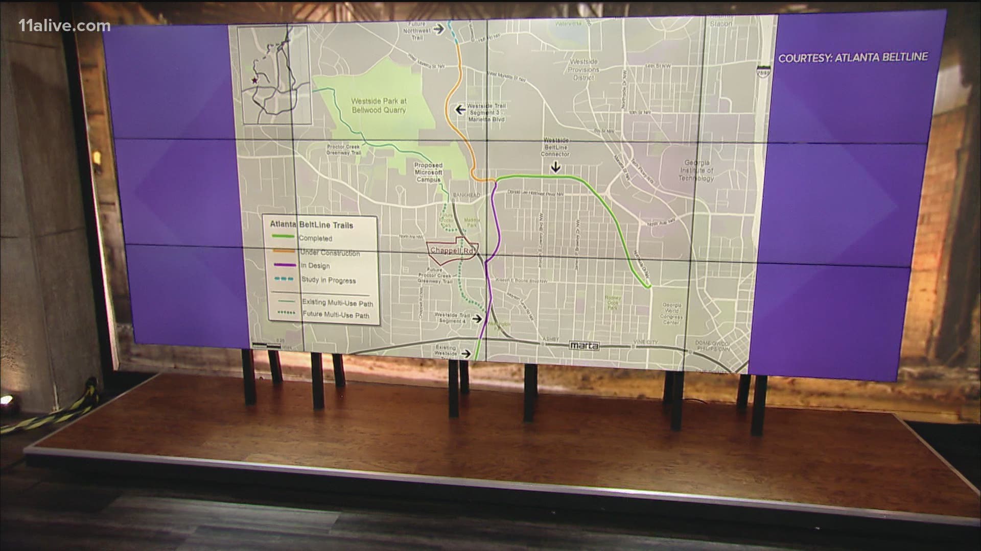 The groups that operate and develop the BeltLine said Thursday that they had purchased 31 acres of land in Bankhead that will be used for affordable housing