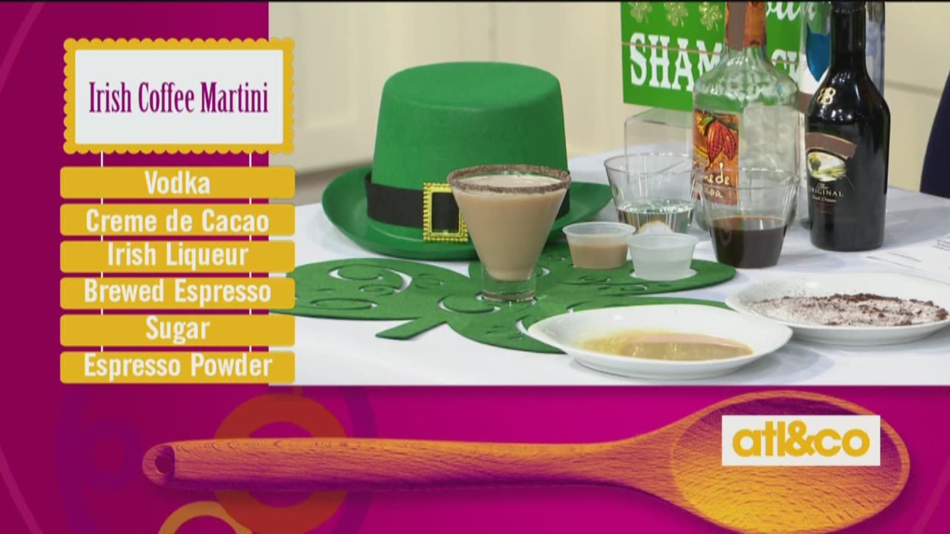 Celebrate St. Patrick's Day with these tasty cocktails from Sumptuous Living's Mandy Landefeld on 'Atlanta & Company'