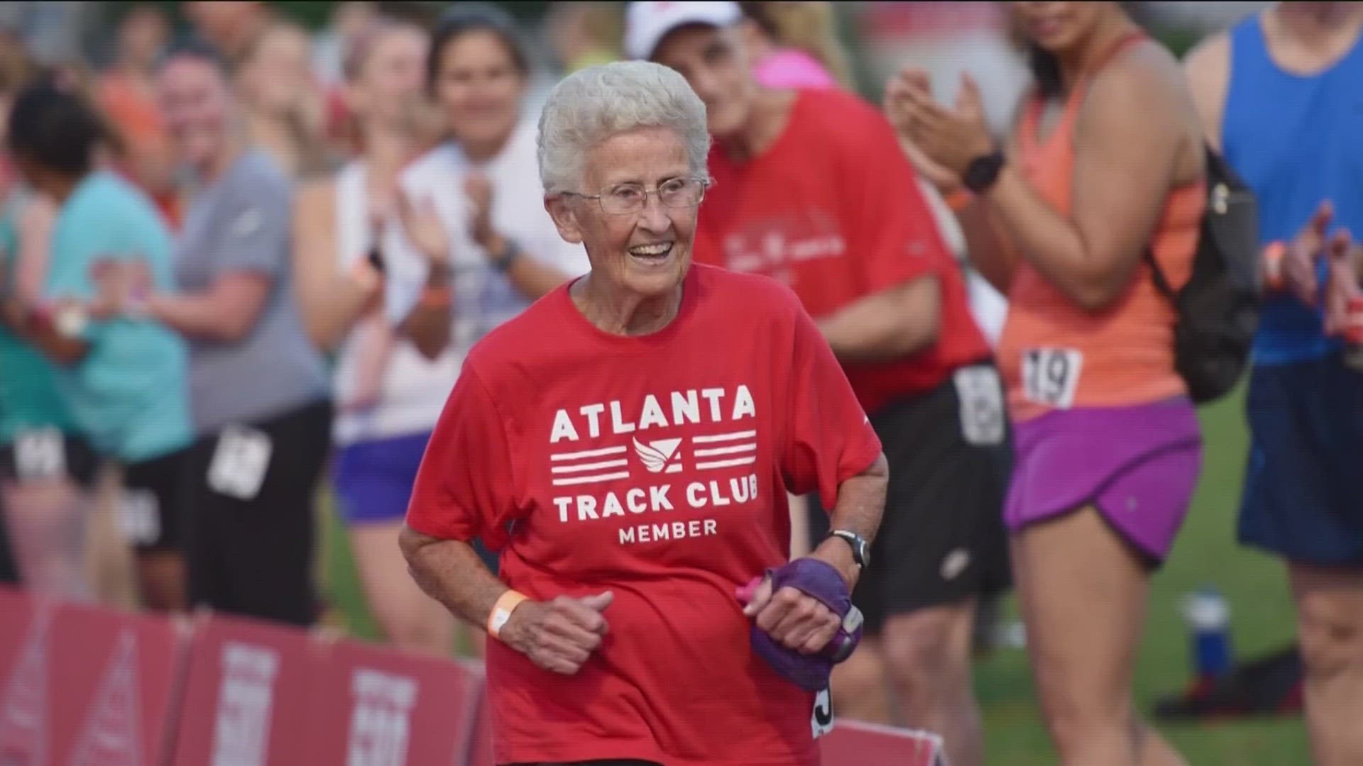 Betty Lindberg has run every Peachtree except one since 1989