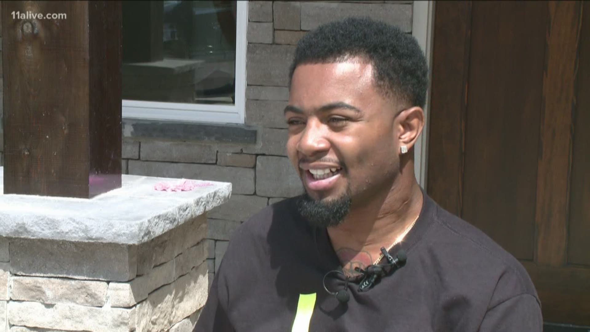 Devon Gales and his family got to see their completed home built with help from non-profit Sunshine on a Ranney Day