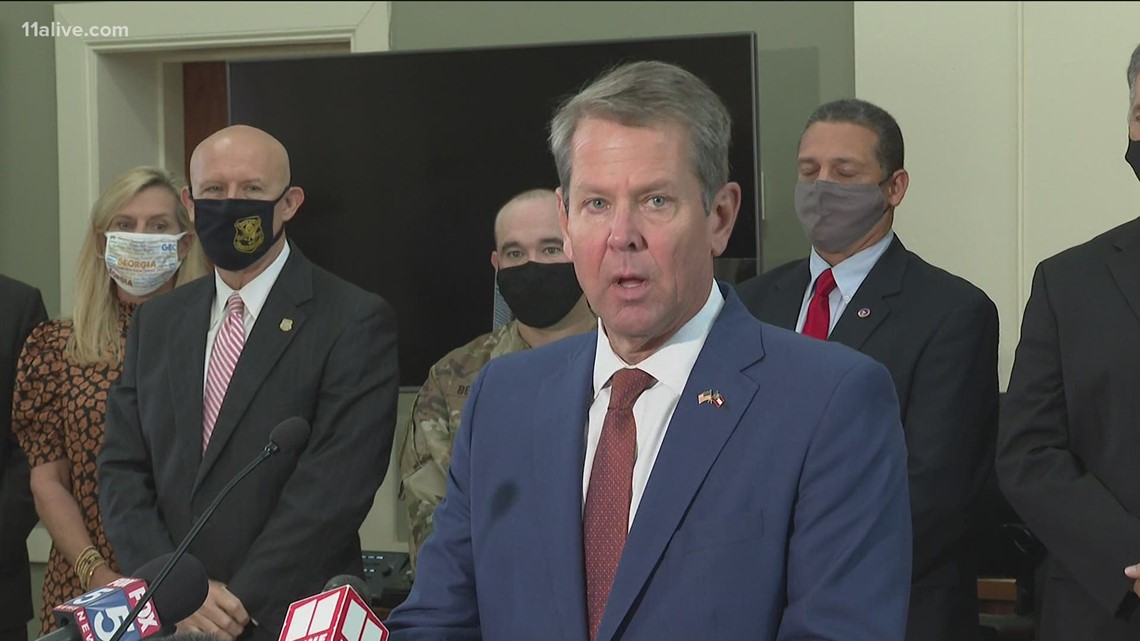 Gov. Kemp announces 46 people snared in Georgia gang bust of 'Rollin 20 ...