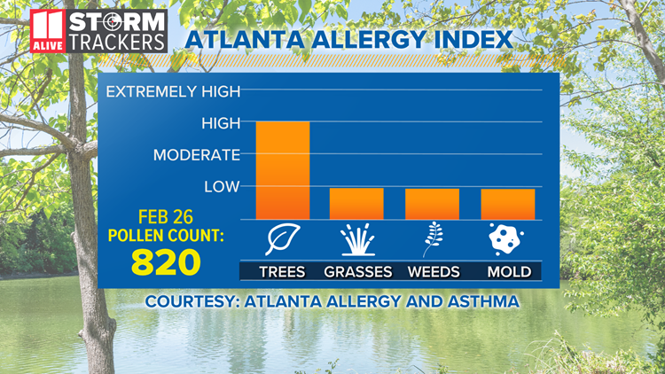 Pollen Count Johns Creek Ga