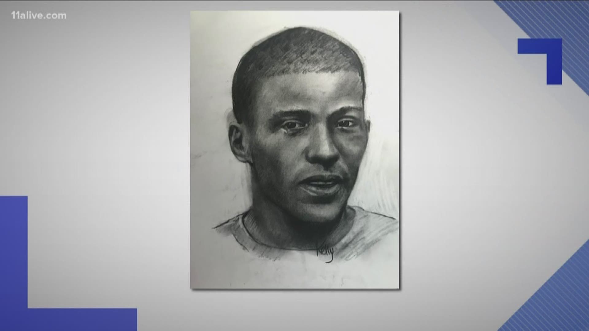 Police just released a sketch of the man in hopes of finding him.