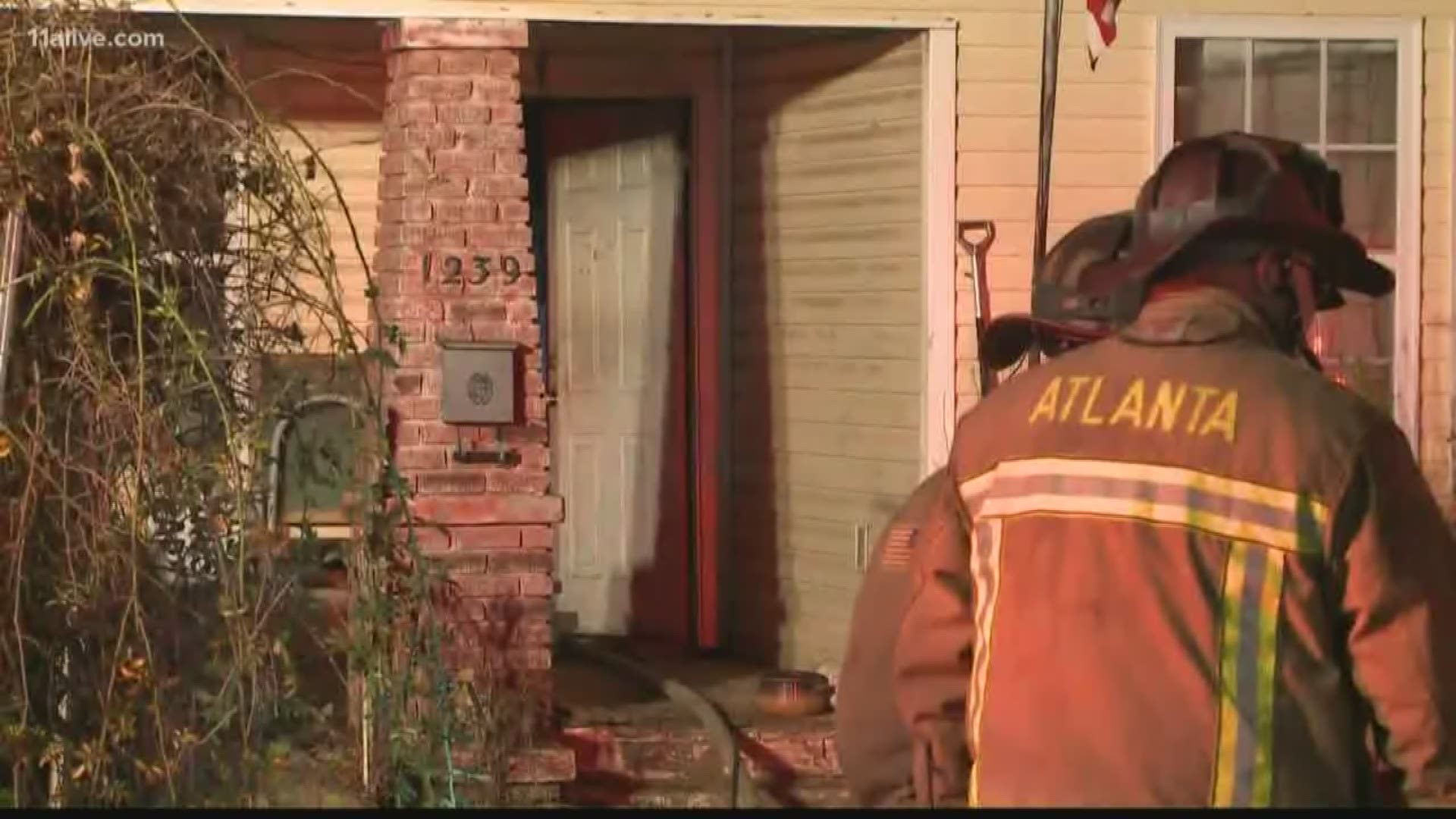 A woman was rescued but is in critical condition after a house fire in Southwest Atlanta on Friday afternoon.