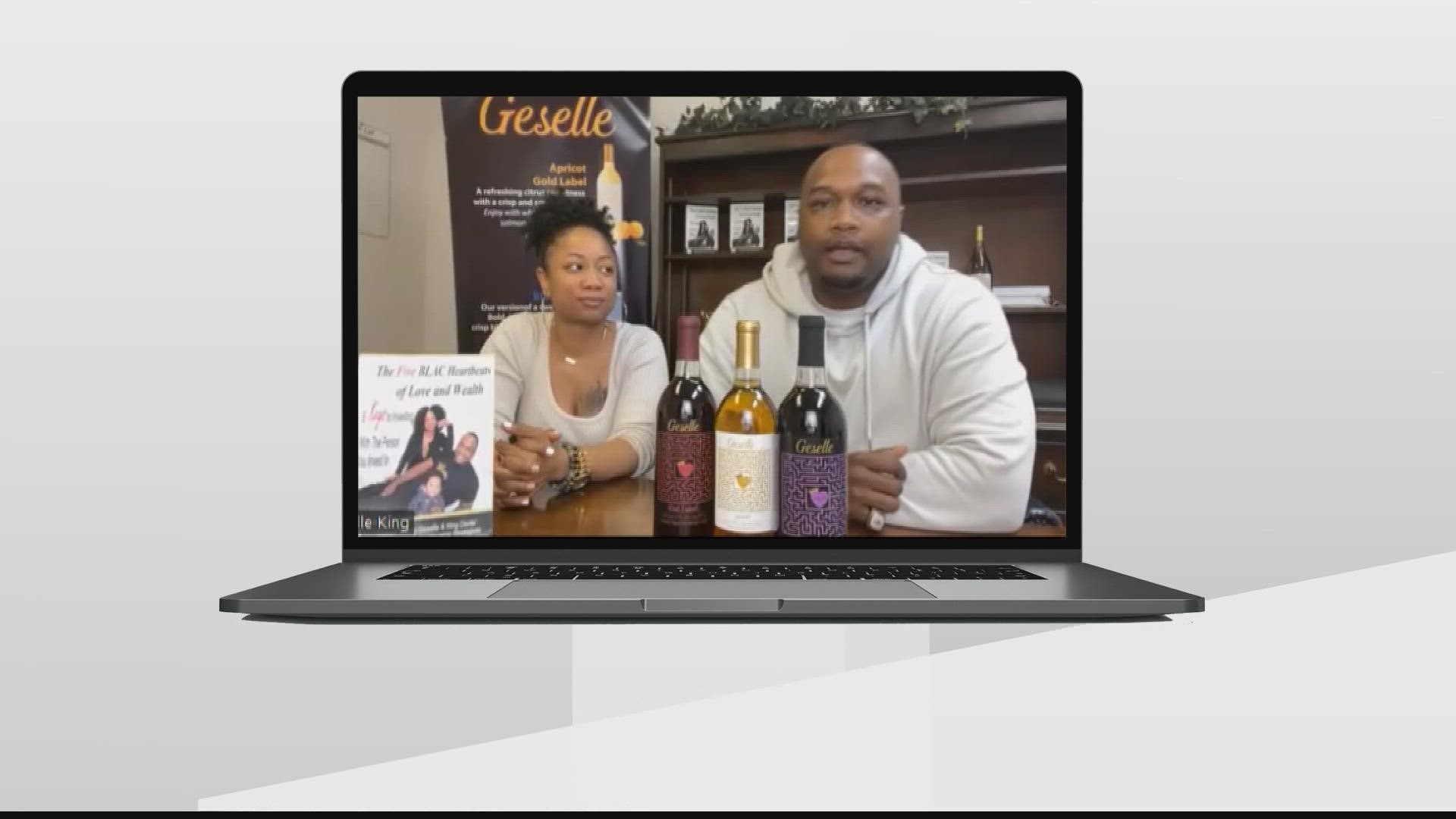 The wine company was created by married couple Tiffany and Donte Campbell. They were invited to Essence Fest in 2019, and were given the title of “best dessert wine.