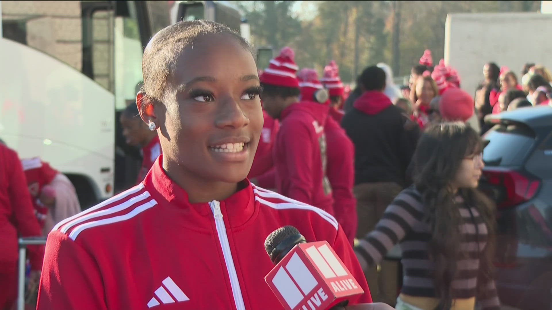 The Jonesboro Marching Cardinals are heading to the Big Apple!