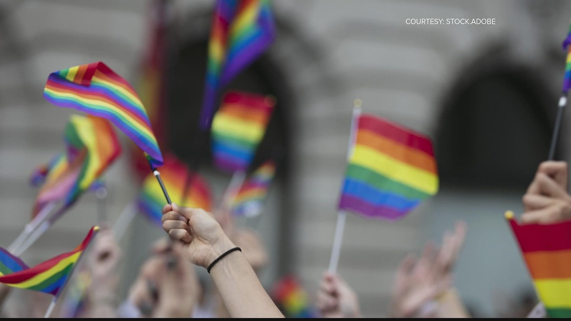 Pride celebrates the LGBTQ+ communities and love.
